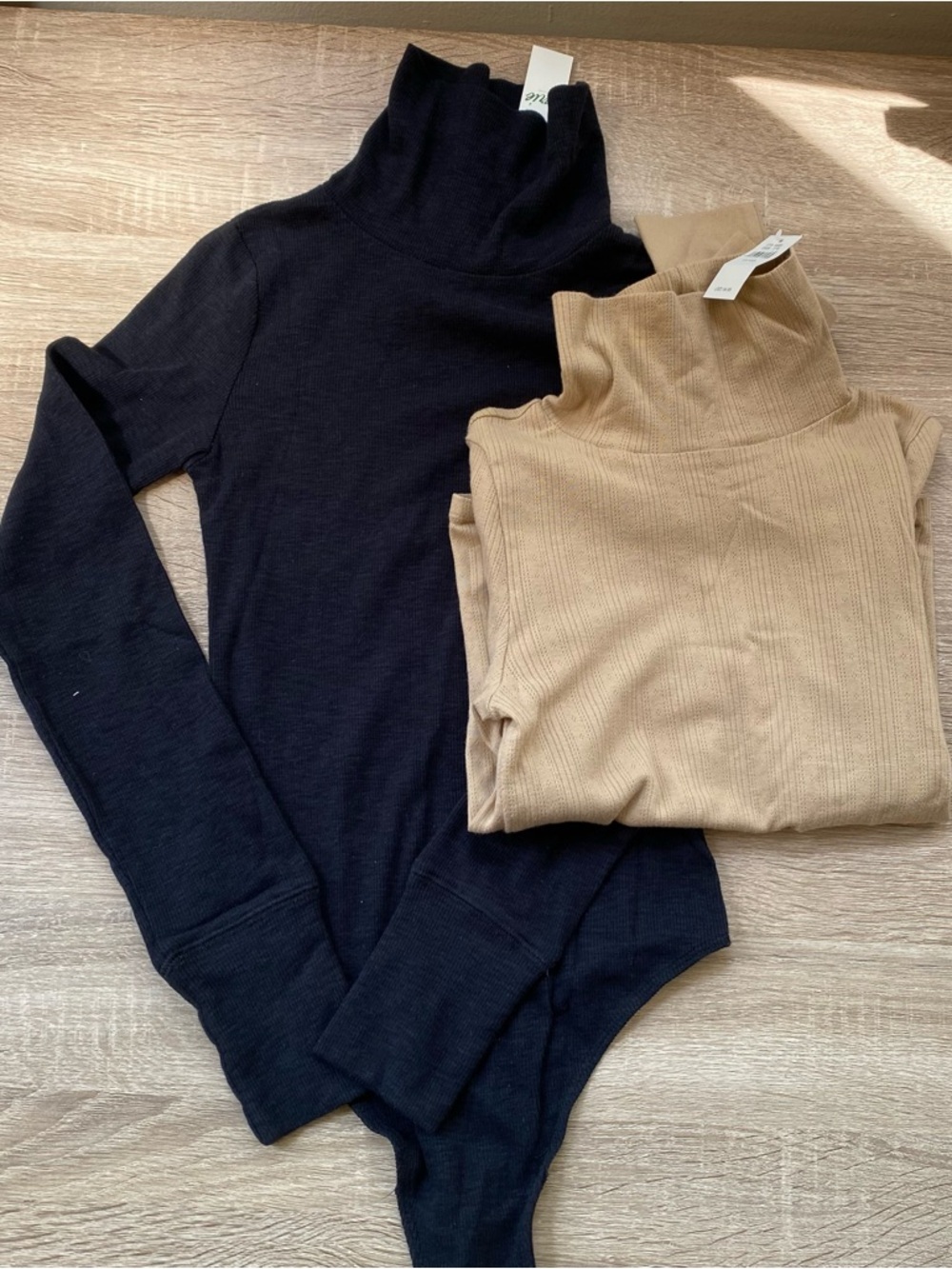 NWT Aerie Long-Sleeve Turtleneck Bundle of 2 XXS